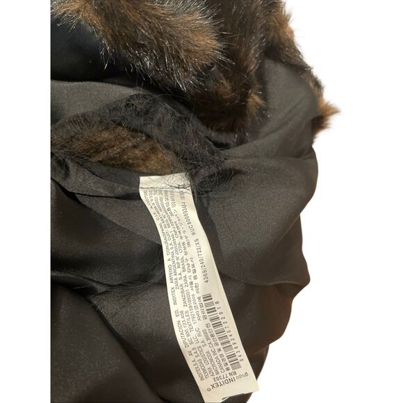 Zara Black and Brown Faux Fur Jacket - Picture 4 of 4